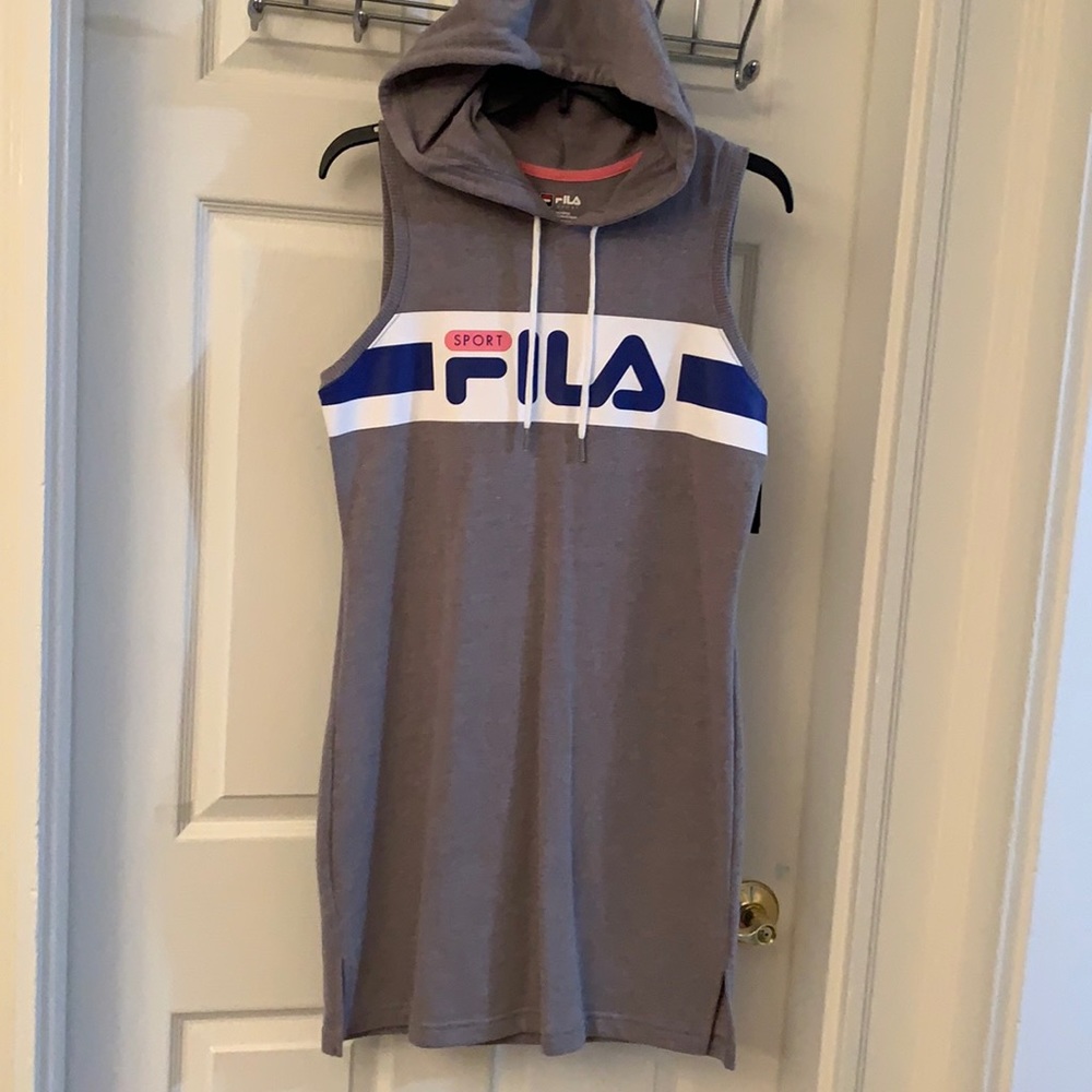 Fila summer sport dress with hood no sleeve
